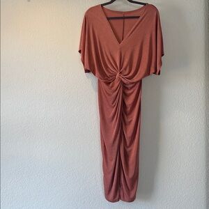Elegant Rust/Pink Dress